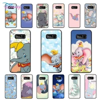 disney dumbo flying elephant phone case for samsung note 5 7 8 9 10 20 pro plus lite ultra a21 12 02