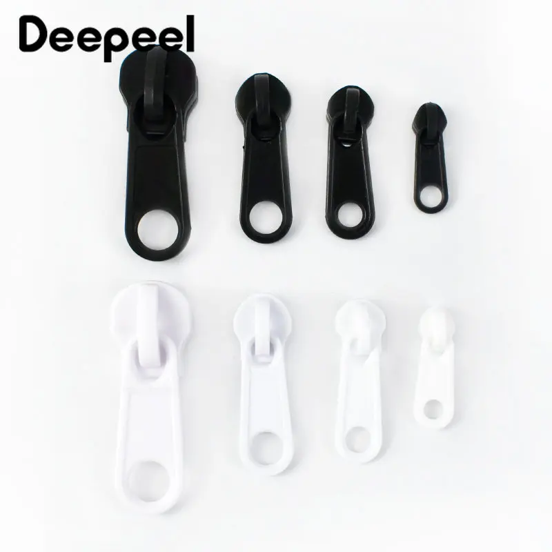 

10/20Pcs 3# 5# 8# 10# Resin Zipper Puller Slider for Nylon Zippers Garment Luggage Bag Replacement Repair DIY Sewing Accessories