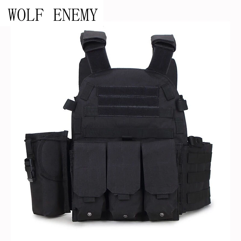 

Outlife USMC Airsoft Military Tactical Vest Molle Combat Assault Plate Carrier Tactical Vest 3 Colors CS Outdoor Clothing Hunter