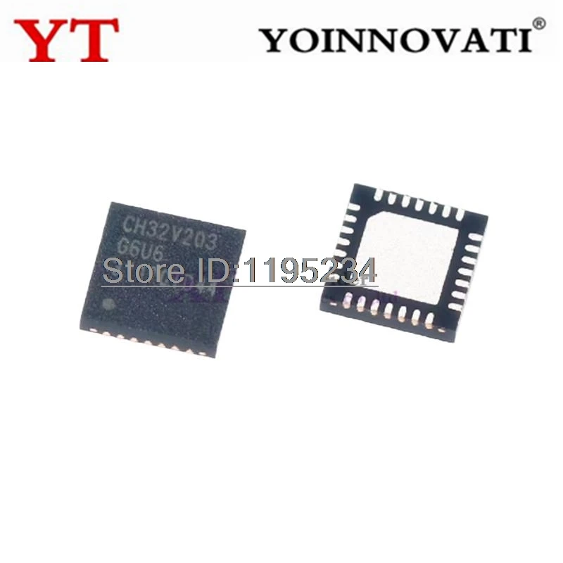 5 шт. CH32V203F6P6 TSSOP20 CH32V203 CH32V203G6U6 QFN28 CH32V203K6T6 LQFP32 CH32V203C6T6 LQFP48 CH32V203F8P6