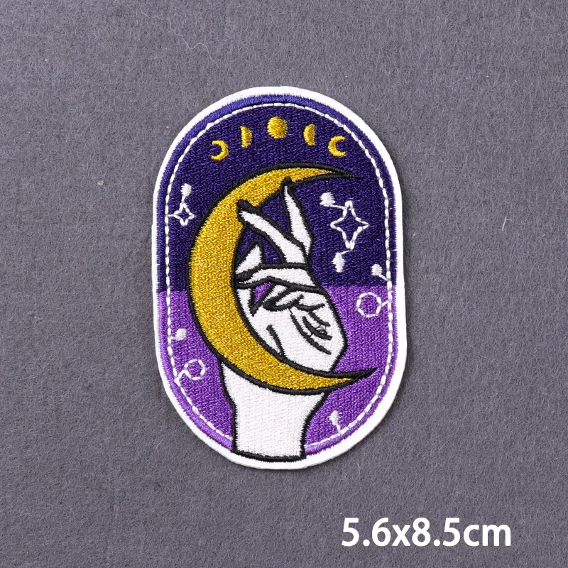 Нашивки с волшебным шариком вышитые нашивки для одежды термоклейкие полоски