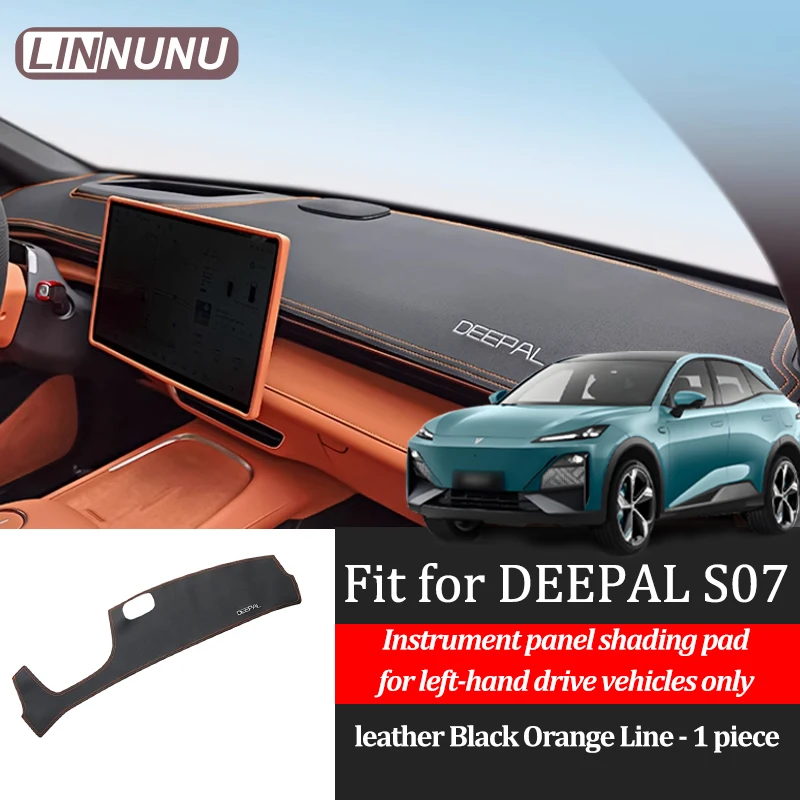 

Linnunu подходит для Deepal S07 L07 Sl03 Автомобильные аксессуары Автомобильная центральная консоль Светозащитный коврик Автомобильный экологически чистый кожаный противоскользящий коврик Пылезащитный коврик Защитный коврик для автомобиля Поставки