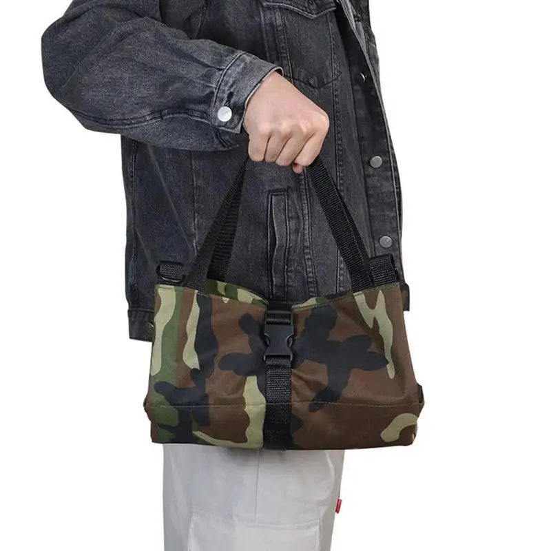 

Bag Tool Organizer | Small Oxford Cloth Tool Organizer | Multi-Purpose Hanging Pouch Tote Carrier Bag with 5 Zipper Pockets for