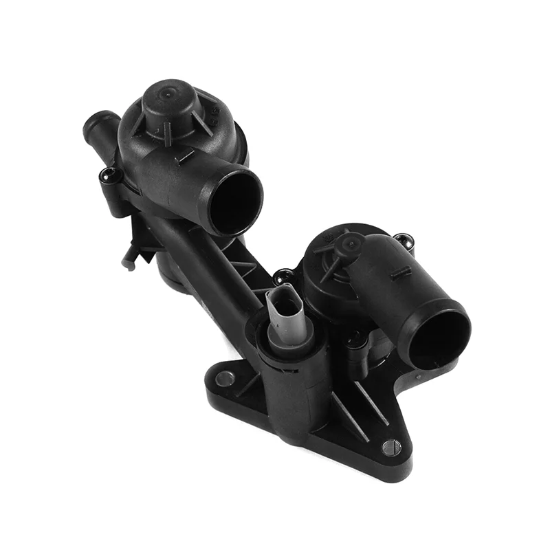 Двойной корпус термостата охлаждающей жидкости в сборе для VW Polo 1.4/1.6L 2010-2022 Skoda Fabia