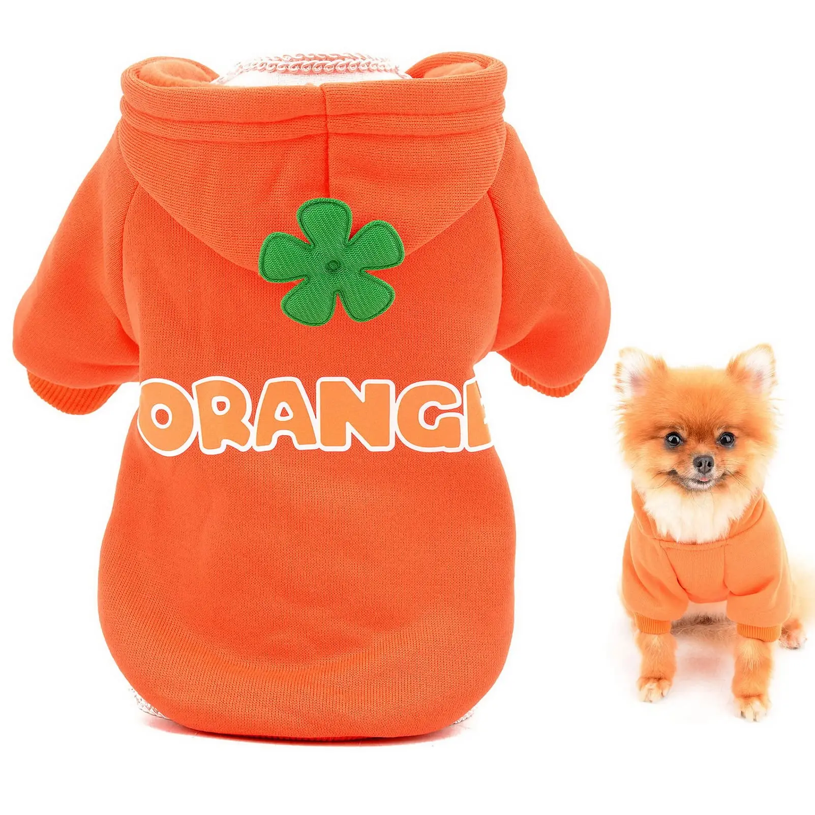 

Cute Fruits Puppy Fleece Pullover Hoodie Sweatshirt Jumper Sweater For Small Medium Boy Girl Puppy Clothes Chihuahua Pet Clothes