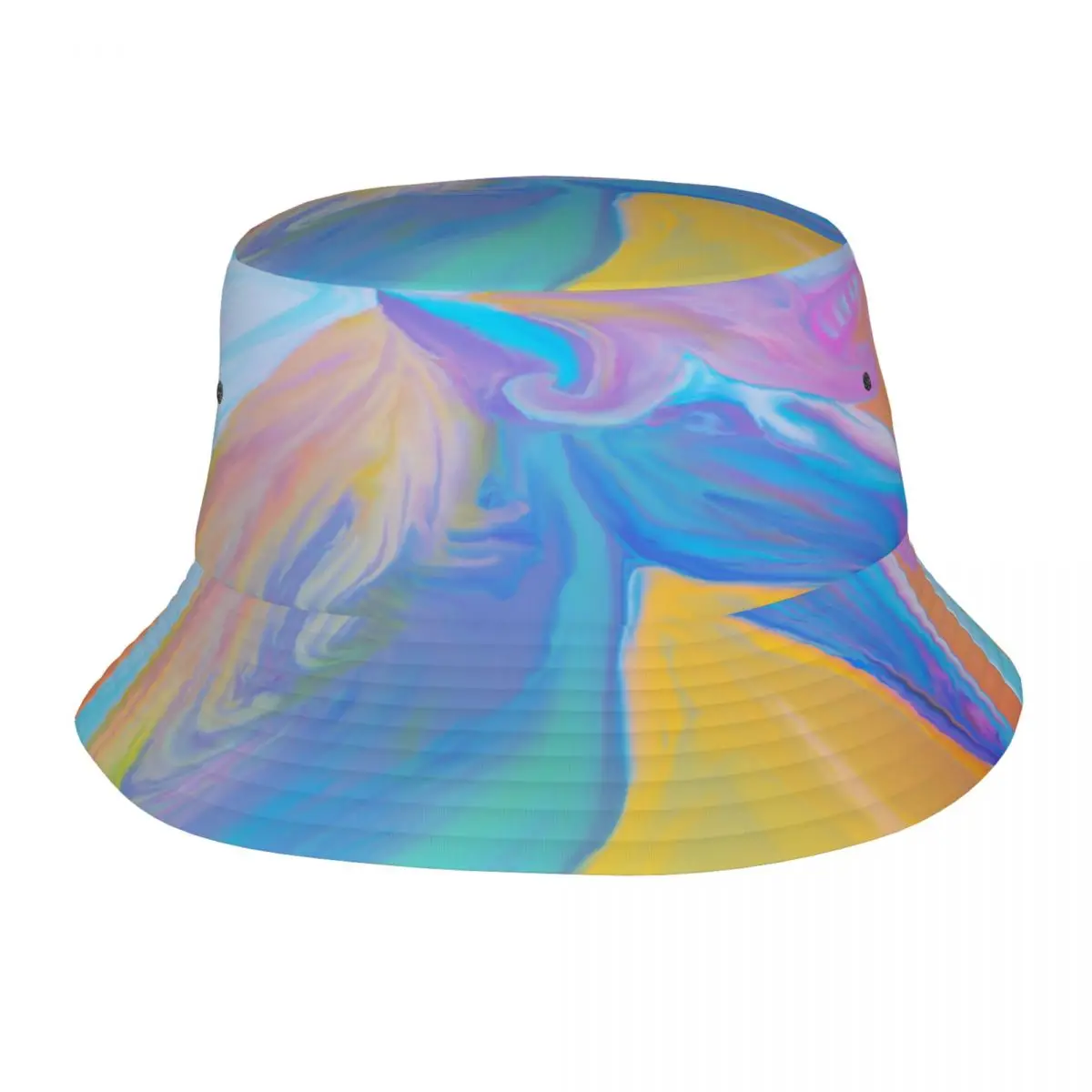 

Rainbow Portrait Of Magic Unicorn Bucket Hat Summer Hats Fisherman Hat Foldable Women Men Sunscreen Shade Caps