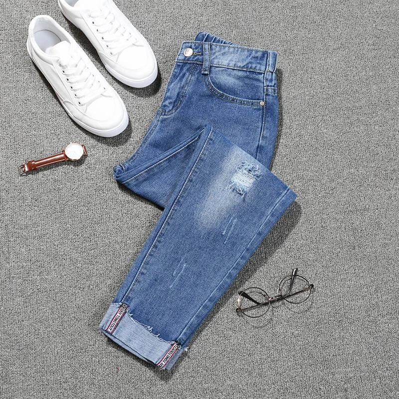 

Модель 2022 года, женская одежда, женские брюки в уличном стиле, женские узкие джинсы с высокой талией, брюки для мам, джинсы