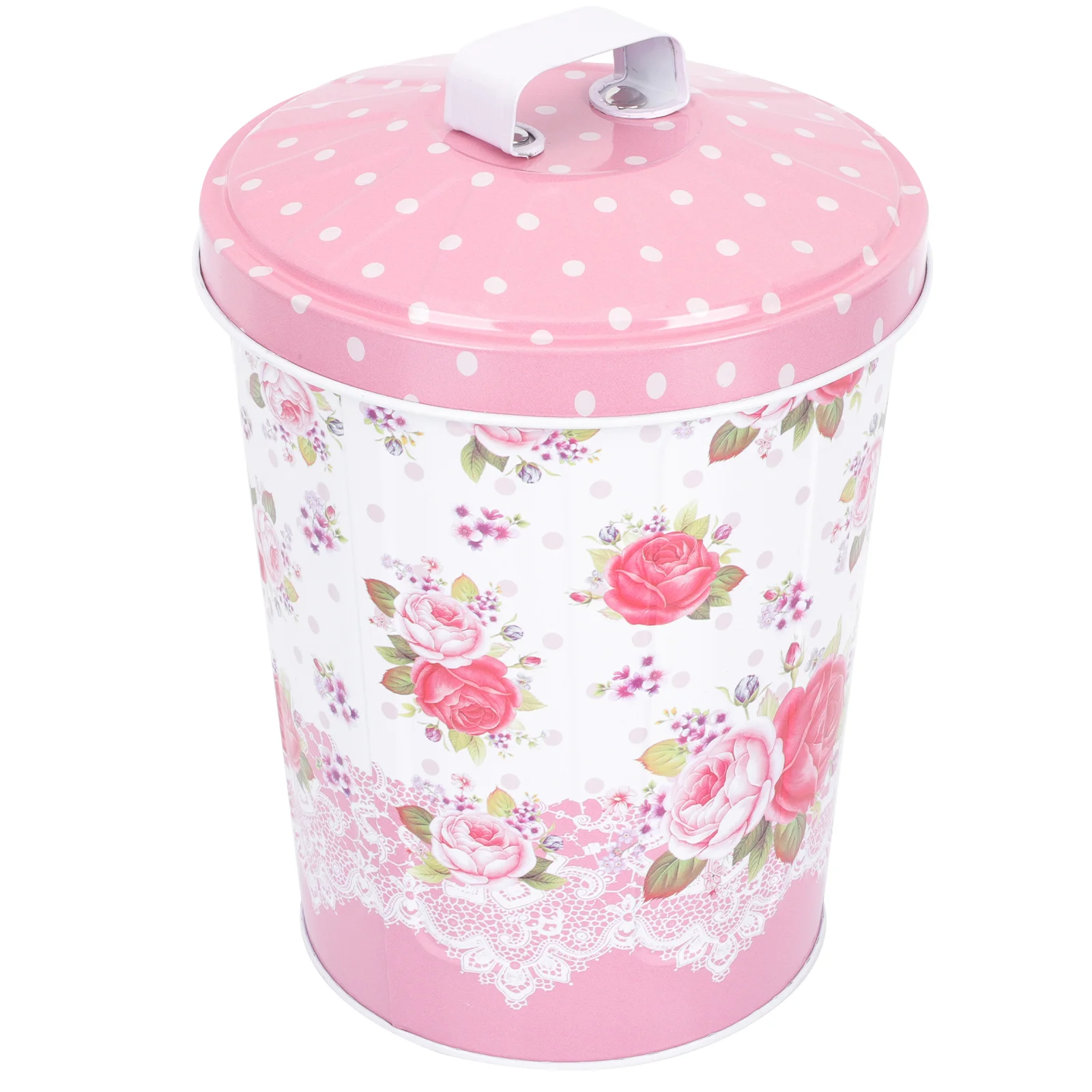 

Cookie Tin Metal Canister Container Tea Kitchen Can Lid Storage Box Tins Tinplate Scraps Jar Bank Candy Supplies Party Easter