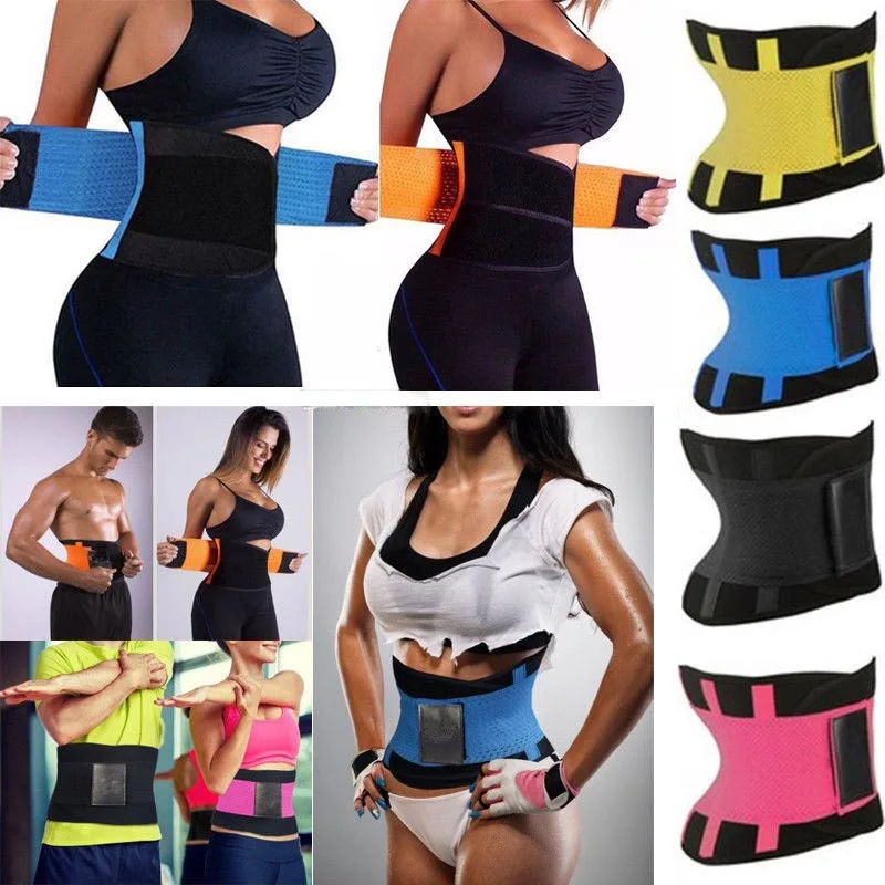 Fitness Belt Body Shaper Waist Trainer Trimmer Corset Waist Belt Cincher Wrap Workout Shapewear Slimming Plus Size S-3XL