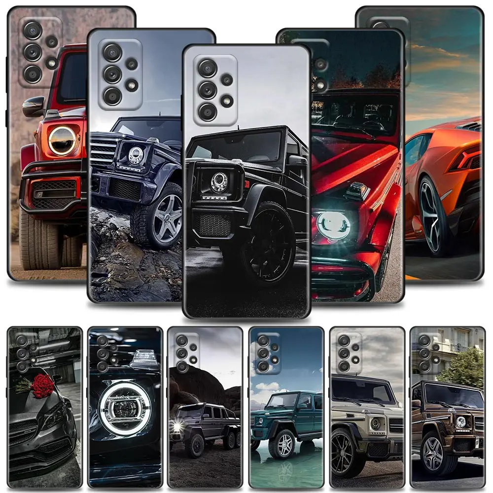

Phone Case For Samsung Galaxy A72 A52 A53 A71 A51 A42 A41 Note 20 Ultra 8 9 10 Plus 5G Case Cover Brand Suv Sports Cars Male Men