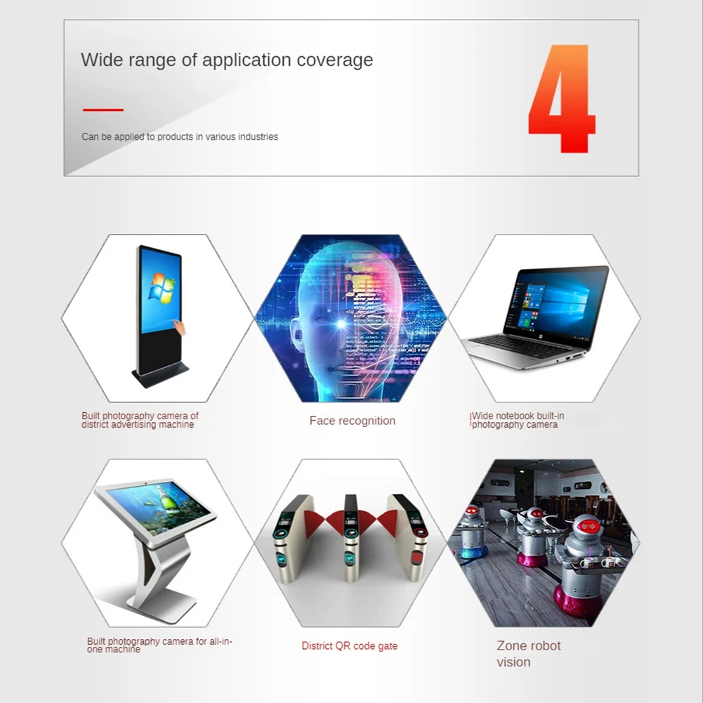 Модуль USB-камеры 5 МП широкий угол обзора 160 градусов OV5640 2592X1944 свободный привод с