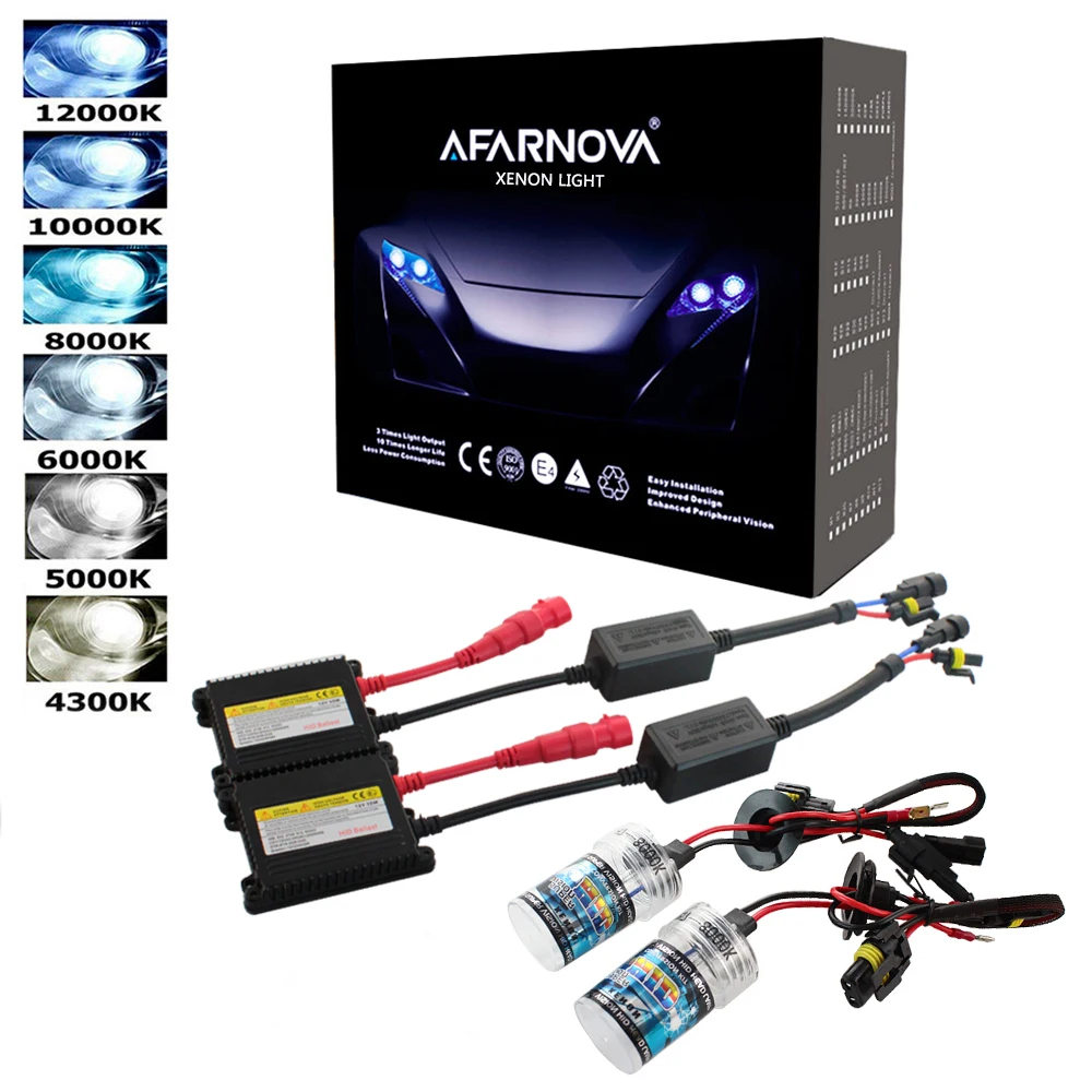 Один комплект H7 Xenon HID Kit H4 H1 H11 H8 9005 HB3 9006 HB4 881 D2S ксеноновый балласт для