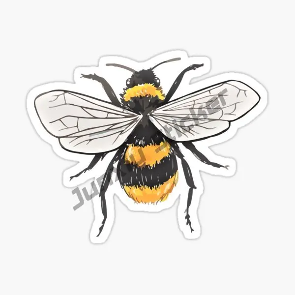 Стикер быть добрым пчела цветок Ретро дизайн красочное средство для защиты