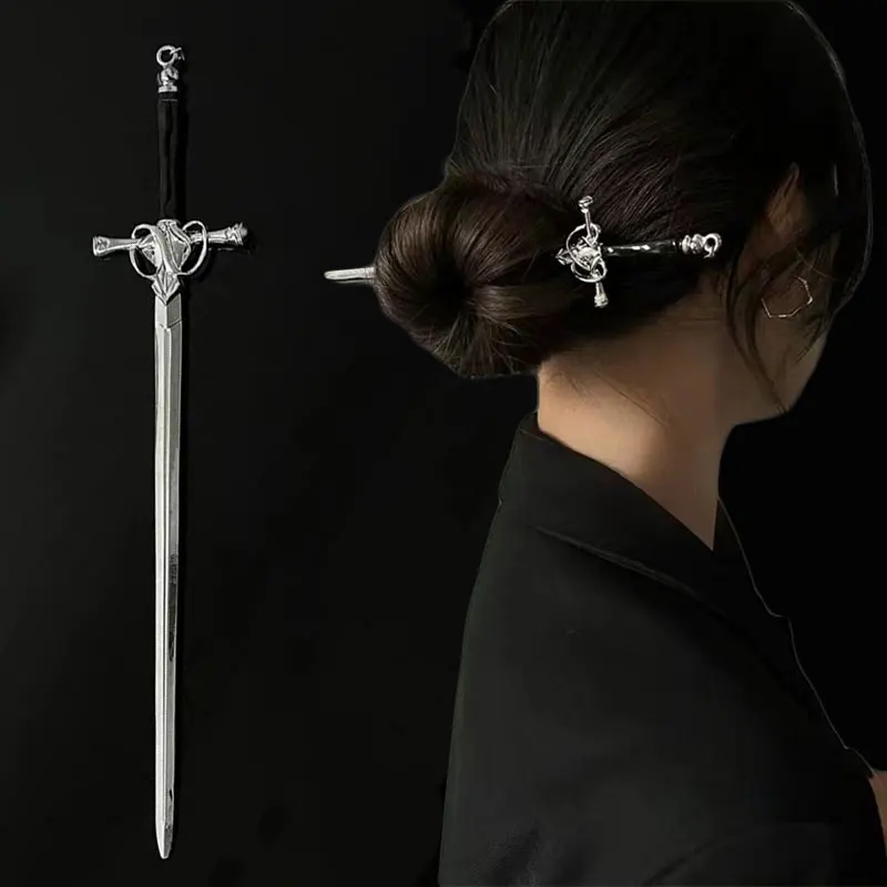 

45 Styles Sword Shape Hair Stick Chinese Style Creative Chopstick Hairpins Party Daily Travel Decor Jewelry Clip Headwear Gift