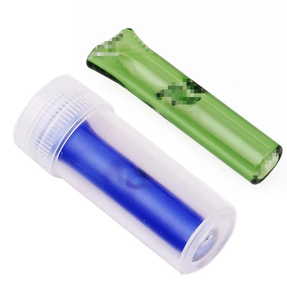 

50Pcs Storage Case Glass Tube For Men Women Smoking Accessories