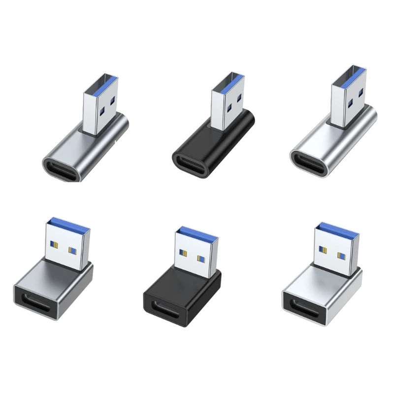

Male to Female Charging Adapter, Aluminum USB3.0 to Type-C Connector Converter Support Data Sync for Card Reader Mouse