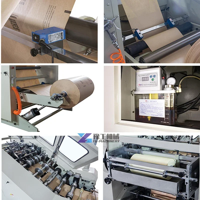 Высокоскоростная машина для изготовления бумажных пакетов KFC FOOD Цена Машина