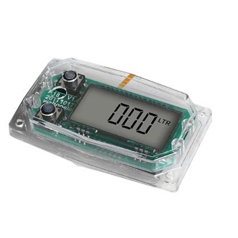 

Turbine Flow Meter Electronic Digital Flow-Meter Stainless Steel Liquid Water Methanol (Meter Display Chip)