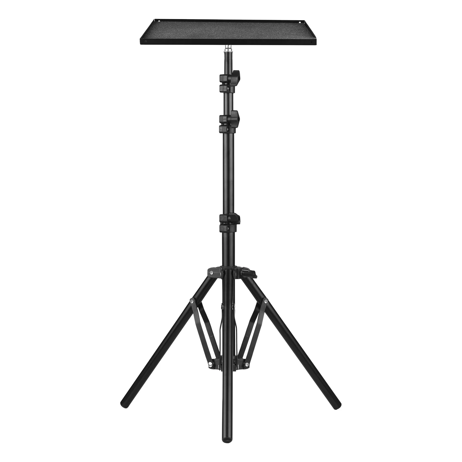 

Universal Laptop Projector Tripod Stand Holder Aluminum Alloy Computer Projector Floor Stand 41-135cm/ 16-53in Ajudtable Height