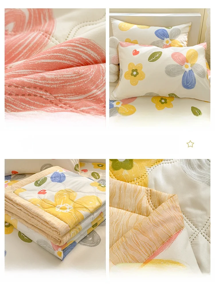 Summer Quilt Airable Cover Blanket Machine Washable Single Duvet Insert Non-Pure Cotton 2024 New