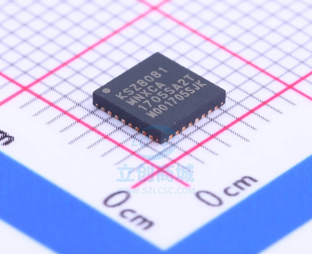 

KSZ8081MNXCA-TR package QFN-32 новый оригинальный подлинный чип Ethernet IC