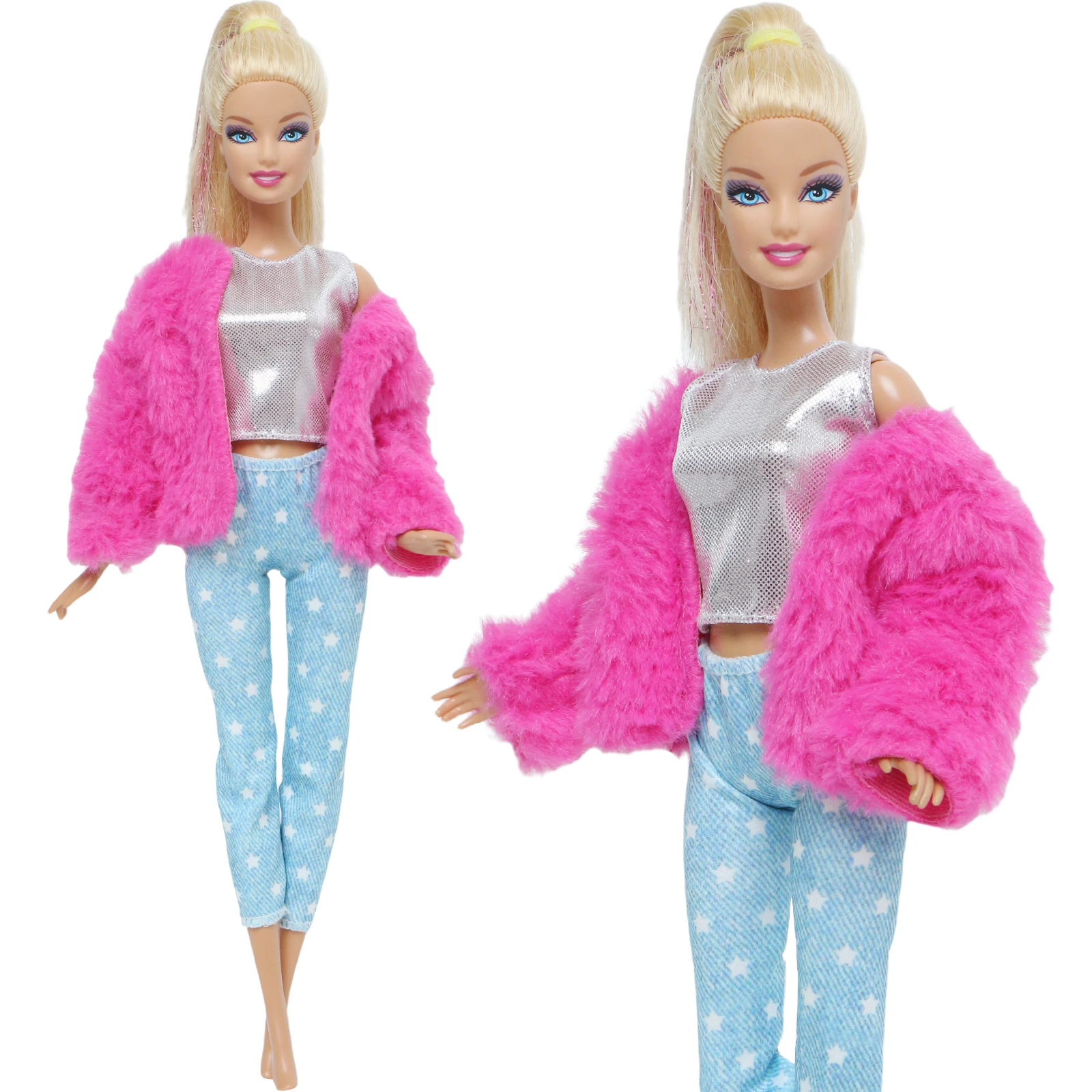 1 комплект Кукольное платье повседневная одежда футболка штаны юбка ручной