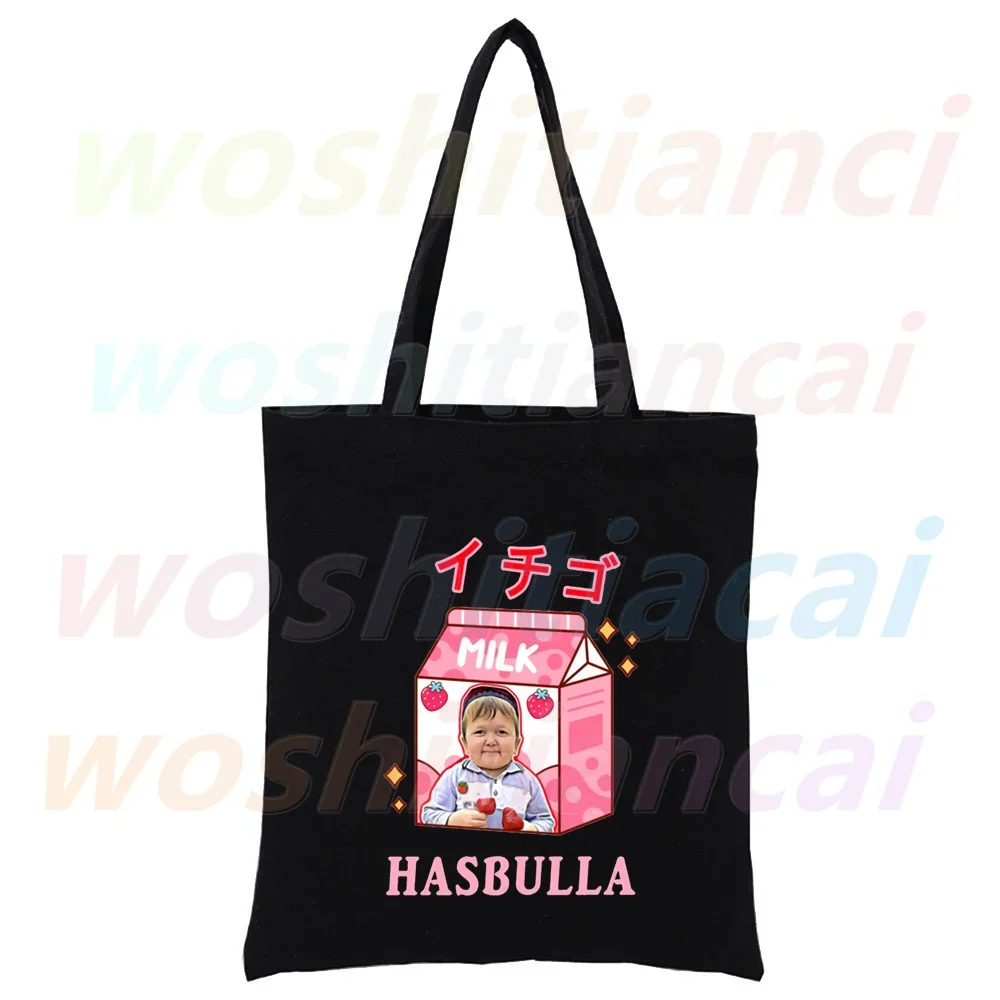 Мини-хабиб-блогер холщовая сумка для покупок женская сумка-тоут девочек