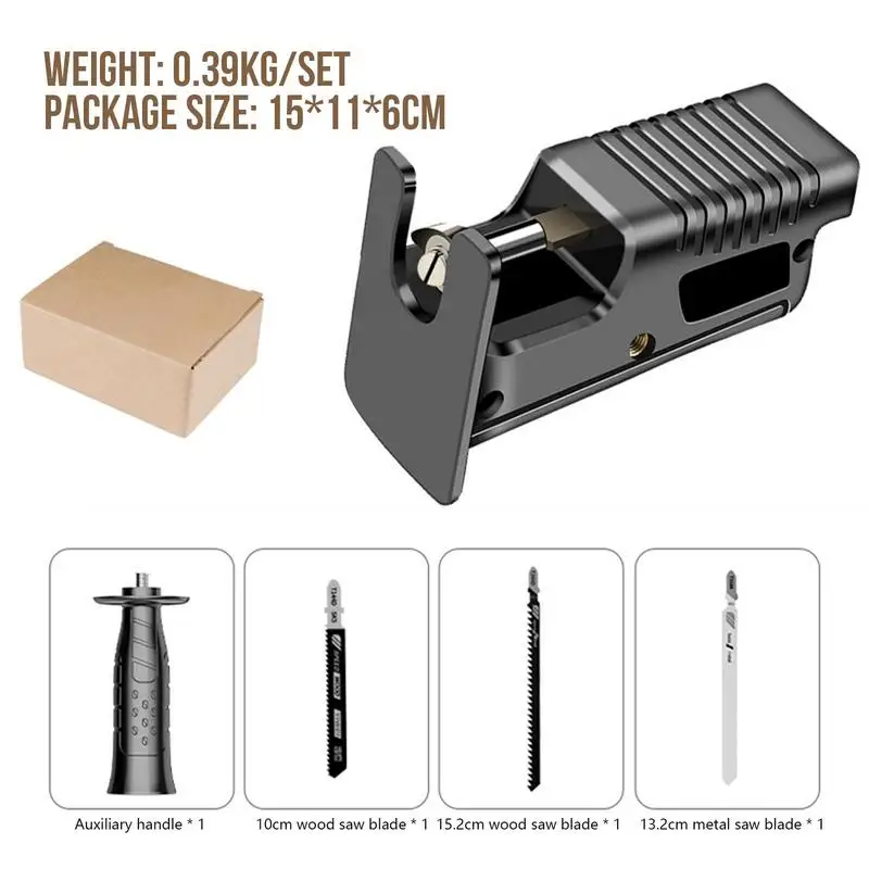 

Портативный адаптер для сабельной пилы, Модифицированная электрическая дрель для деревообработки, ручная пила для резки труб