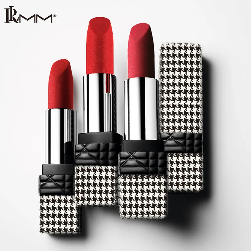 Матовая помада бархатная Помада для губ тонированный тинт бальзам Ретро стиль