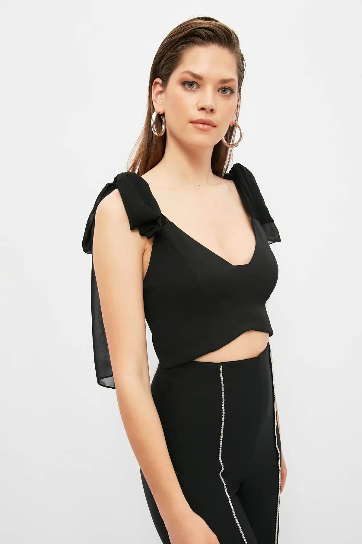 

Trendyol Collar Detailed Bustier TPRSS21BS0033
