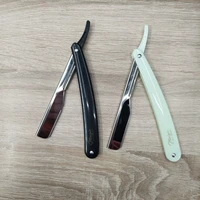 1pcs 2 color in 2022 the new mens manual razor straight edge stainless steel razor folding razor blade