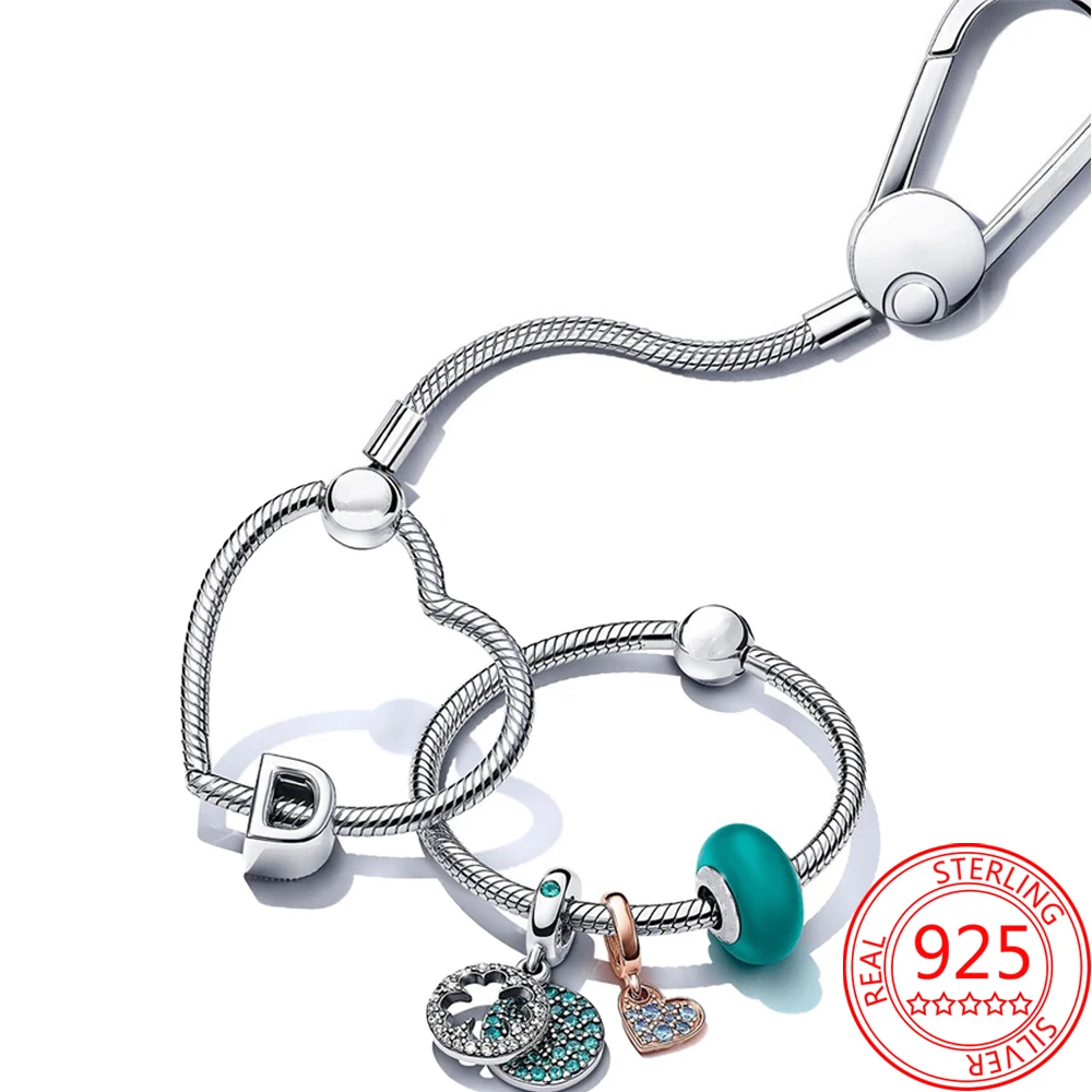 Женское кольцо из серебра 925 пробы с подвеской |