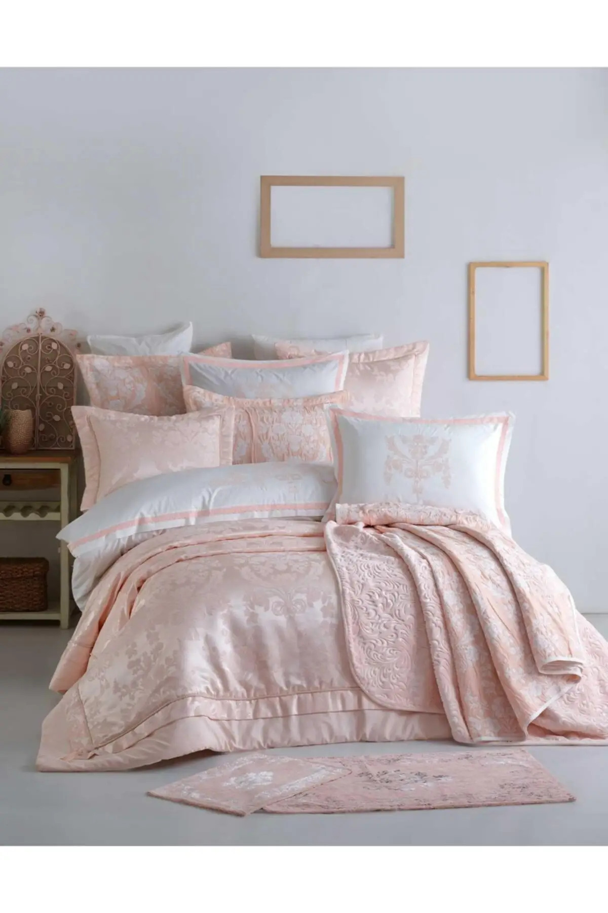 

Комплект постельного белья, Модный мягкий домашний текстиль, простыни, роскошное постельное белье, комплект пододеяльников, покрывала двой...