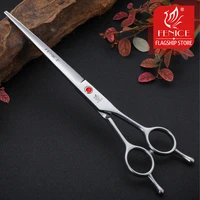 fenice high quality stainless steel pet cutting scissors 7 0 7 5 8 0 inch dog grooming pet products dog shears
