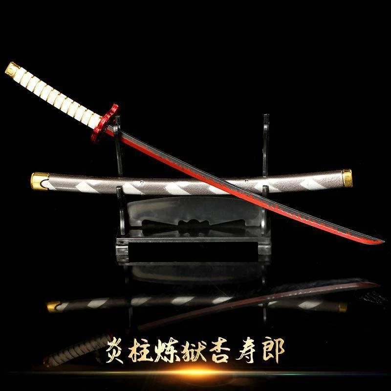 

Demon Slayer Sword Real Katana Swords Demon Slayer Cosplay Metal Props Weapon Anime Battle Ready No Cutting Edge Bedroom Decor 1