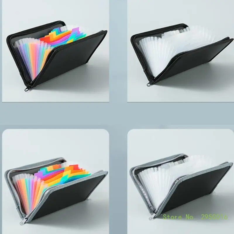 Расширяемая папка для файлов 13 карманов органайзер чеков маленькая аккордеона