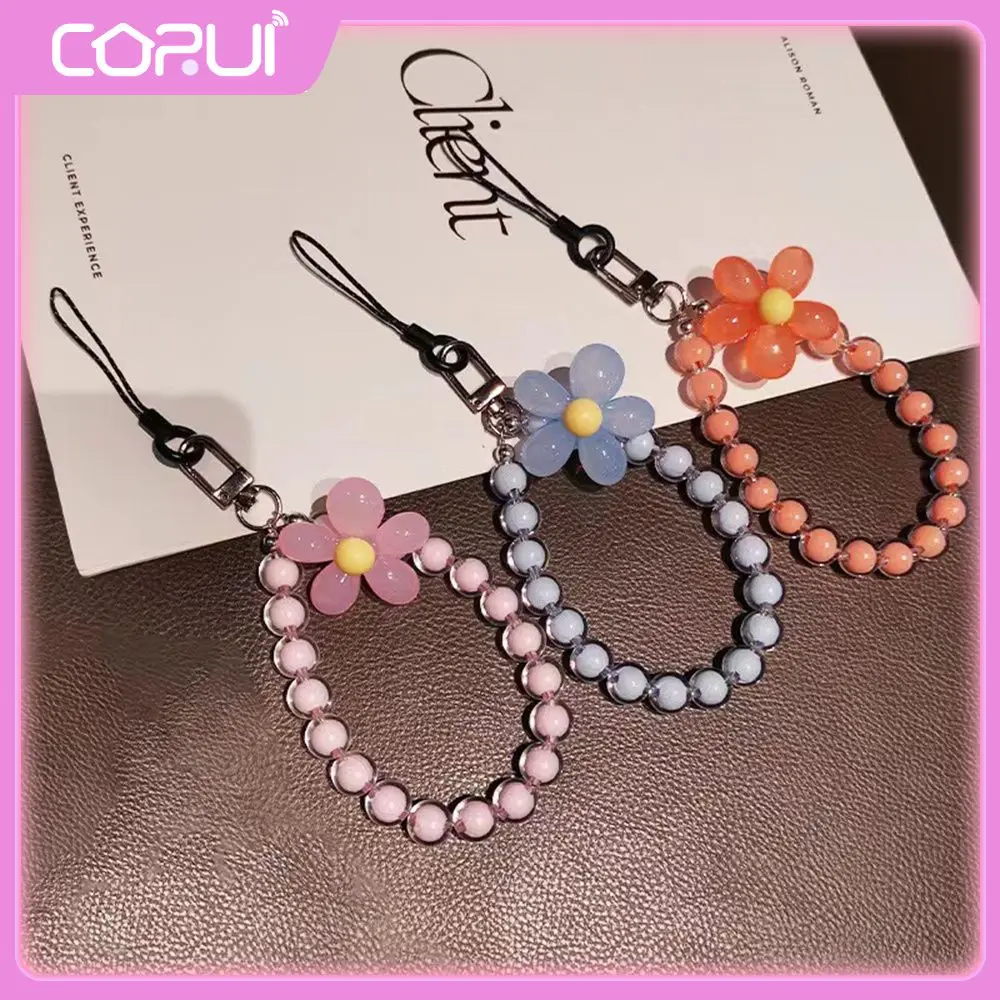 

Anti-lost Phone Charm Strap Lightweight 1 Pcs Phone Case Lanyard Mobile Strap Convenient Gift For Friends Beaded Phone Chain