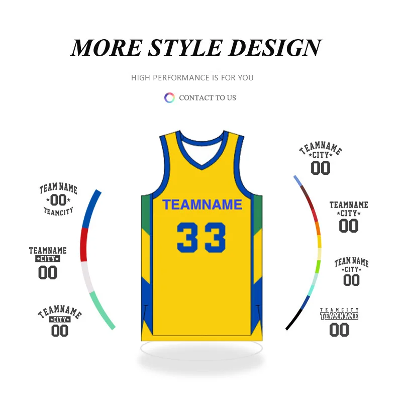 

Basketball Jerseys For Men Full Sublimation Customizable Team Name Number Logo Printed Vest Breathable Quick Dry Tracksuits Male