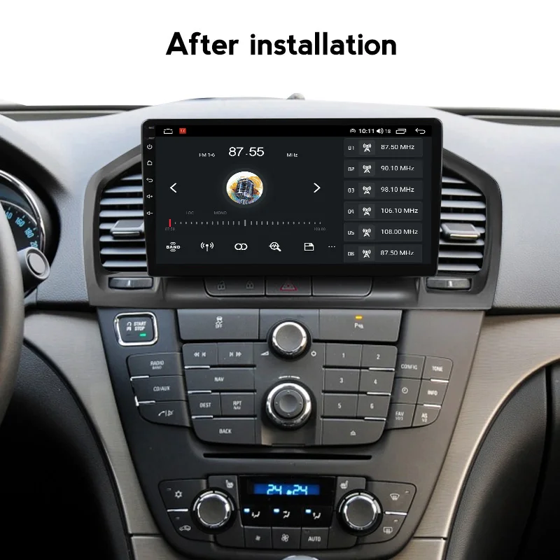 Android11 8 + 128G 8-ядерный автомобильный радиоприемник для Buick Regal 2009-2013 Opel Insignia 2008-2013 GPS