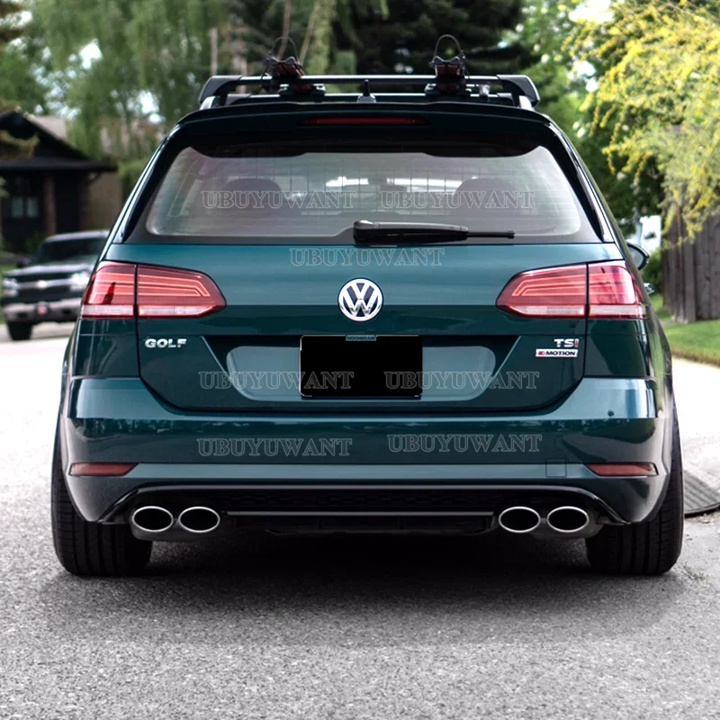 Задний спойлер на крышу для VW Golf 7 вариант Универсала 2013-2017 окно блеск черный ABS