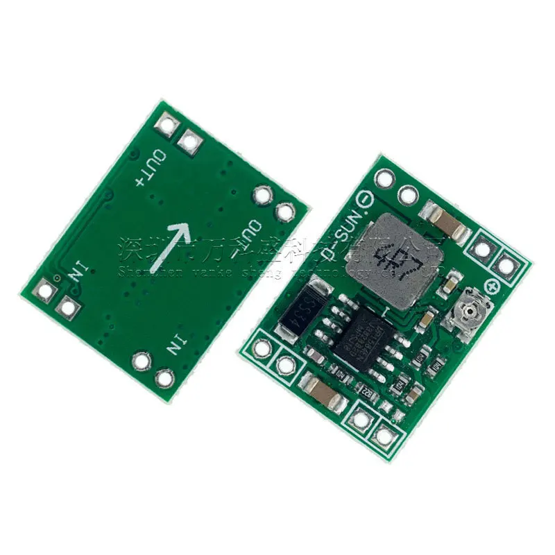 

100Pcs модуль питания регулируемый MP1584EN DC 3A понижающий выходной модуль 12 V9v5v3 LM2596 24V