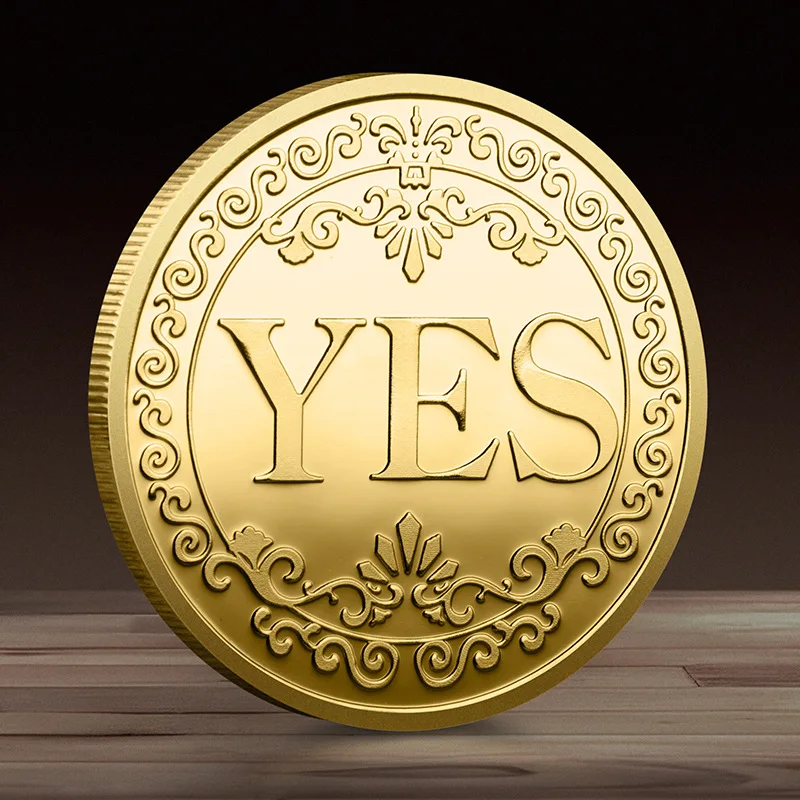 

Металлическая монета YES/NO