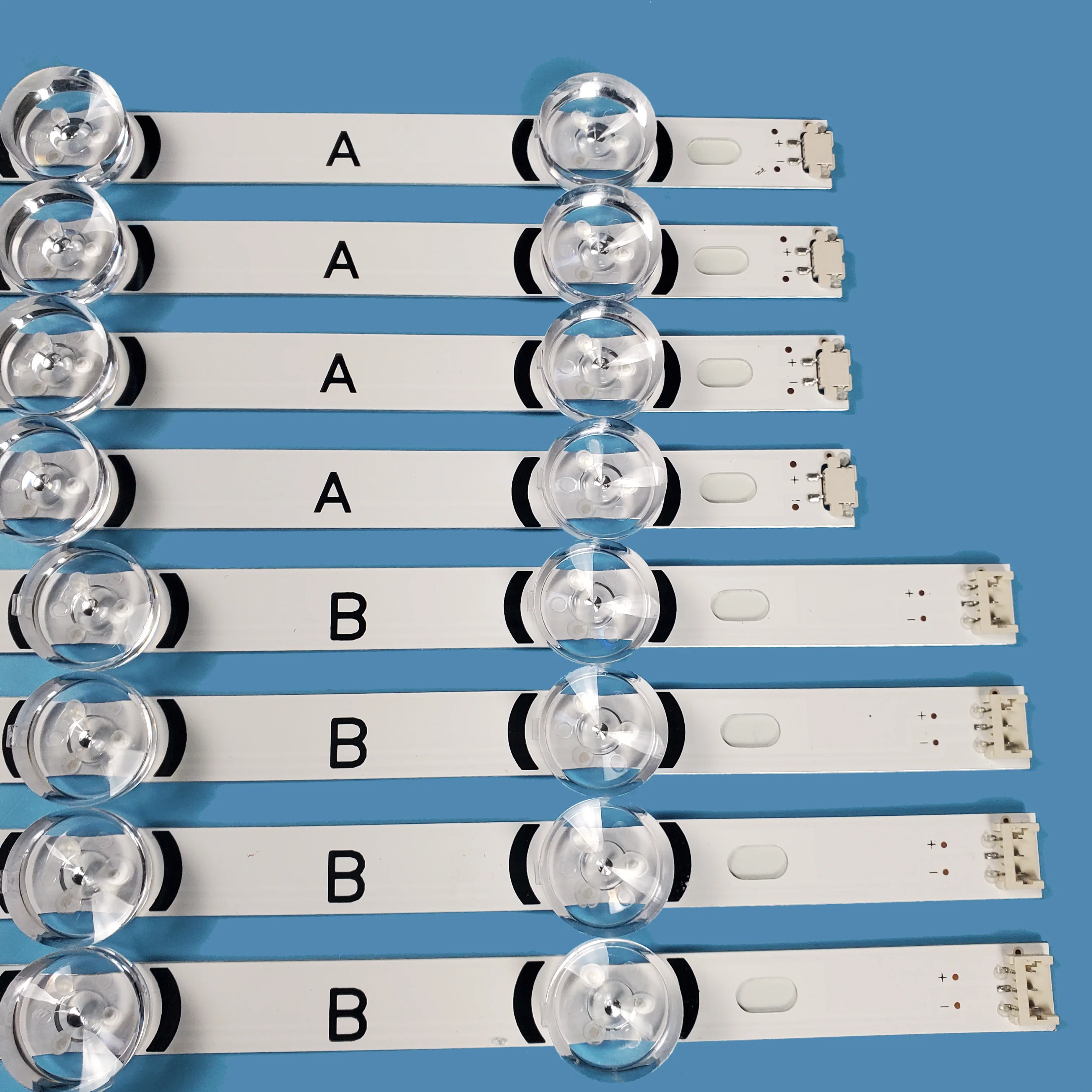 

10set=80pcs LED strip 8 leds For LIG 40"TV 40LF630V SVL400 HC400DUN-VCKN1-VCKN5-214X 40LH5300 DRT4.0 40 6916L-0885A 40lf6350