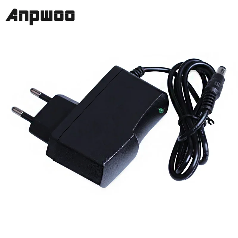 

ANPWOO AC 100-240V DC 12V 1A EU Plug AC/DC Power adapter charger Power Adapter for CCTV Camera (2.1mm * 5.5mm)