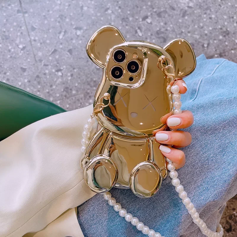 

Lanyard Bracelet Cute Phone case For iPhone 12 11 13 Pro Max Cover