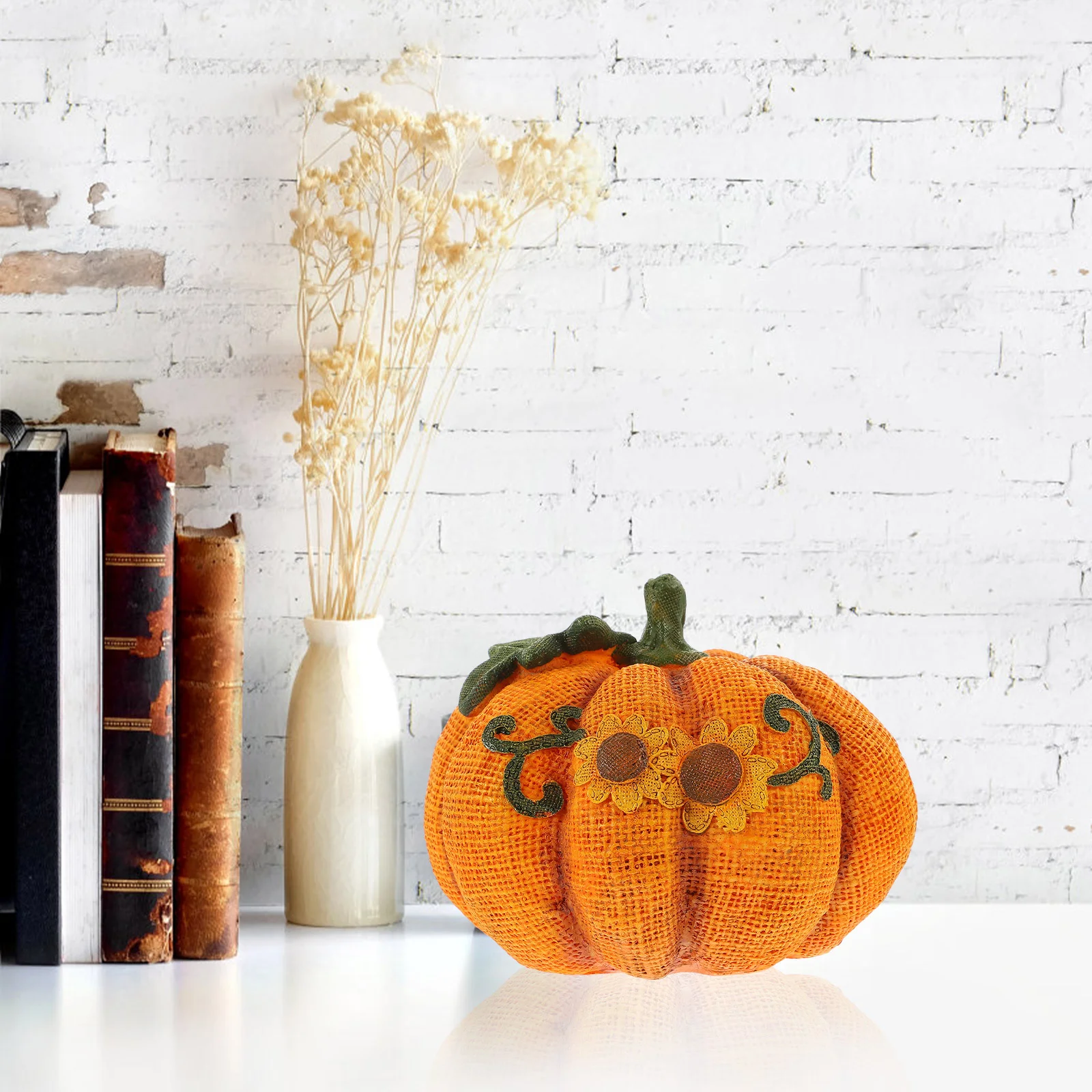 

Resin Pumpkin Model Craft Fall Harvest Artificial Pumpkins For Decorating Dining Room Table Wedding Decorations Thanksgiving