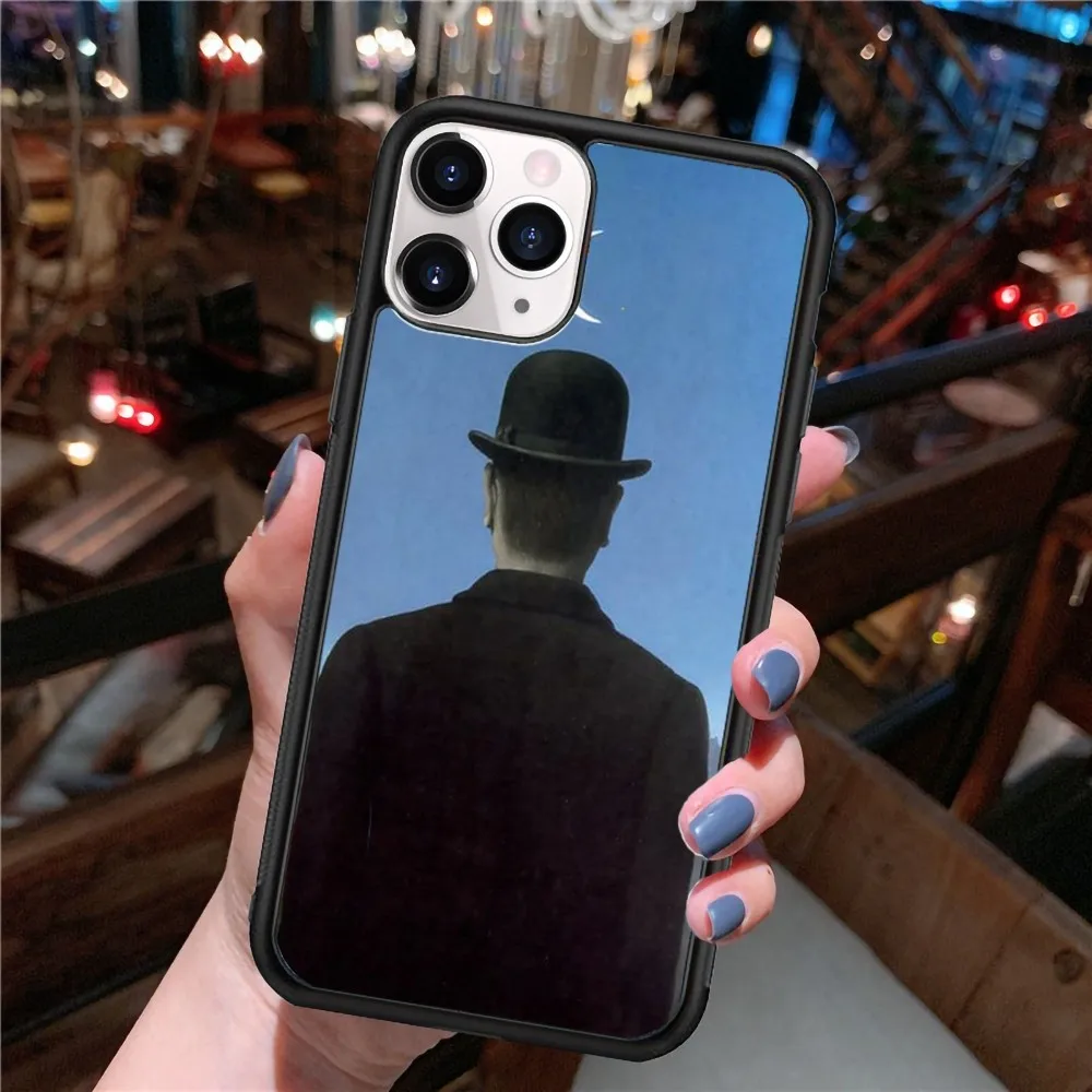 Силиконовый Гибридный Чехол R-Rene-Magrittes Для Samsung S10/S20/S30