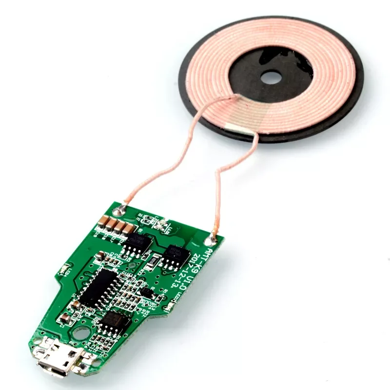

Qi 5V Qi Wireless Charger Module Transmitter PCBA Circuit Board + Coil for Samung S9 S8 S7 For aple watch charger 1 2 3 4