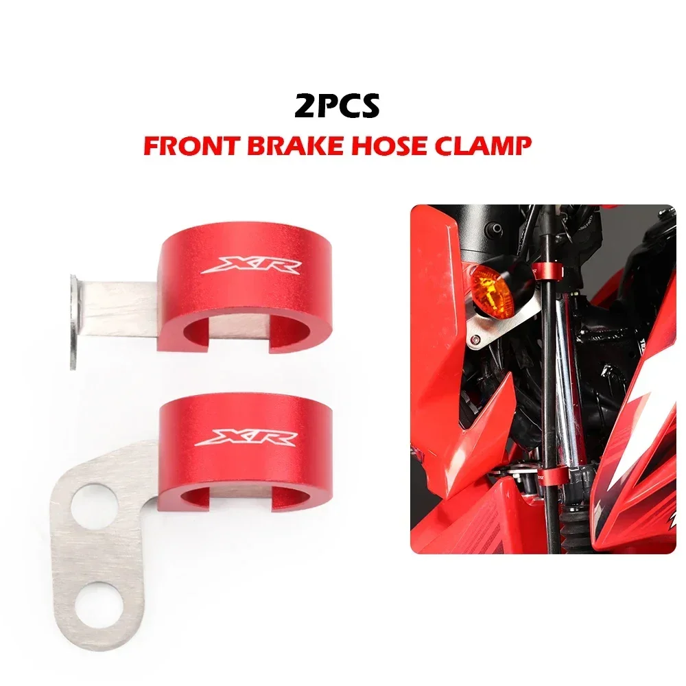 

Тормозные магистрали для мотокросса, эндуро, направляющий зажим для шланга для Honda XR125L XR150L XR190L XR 125L 150L 190, тормозная трубка, провод, зажим, кронштейн