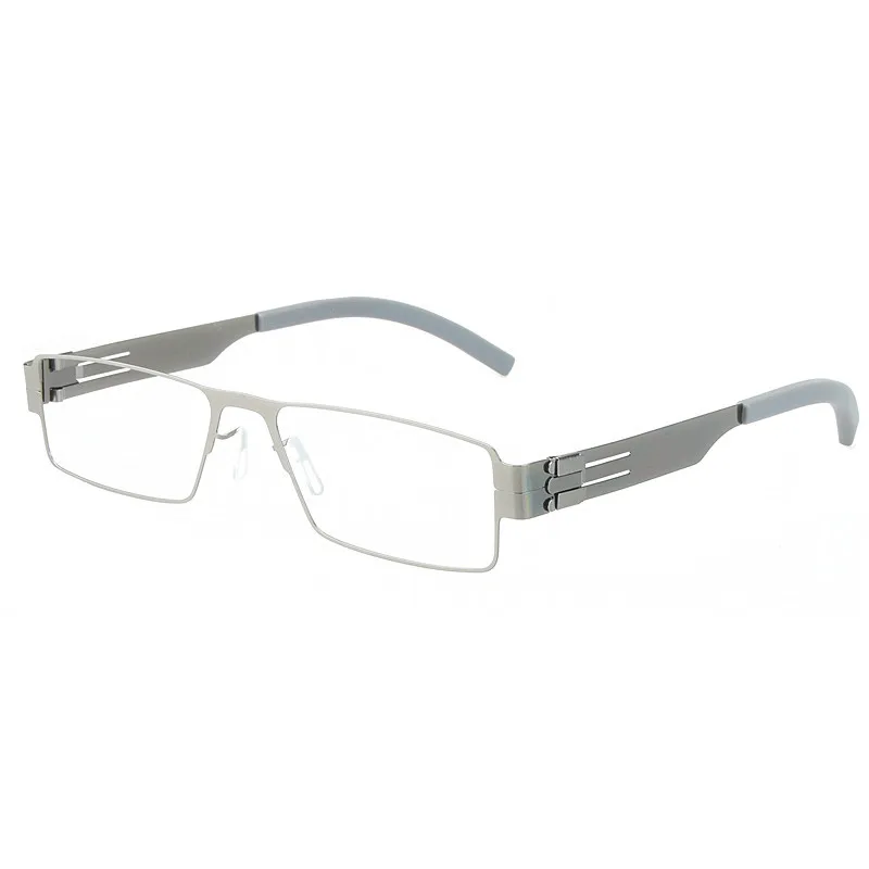 Мужские брендовые квадратные деловые очки greмногие 1134 тонкие стальные ручной